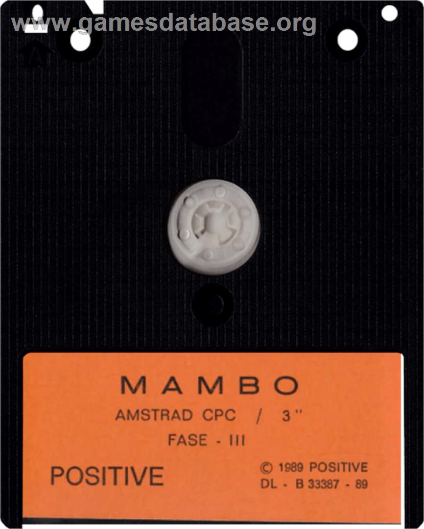 Mambo - Amstrad CPC - Artwork - Cartridge