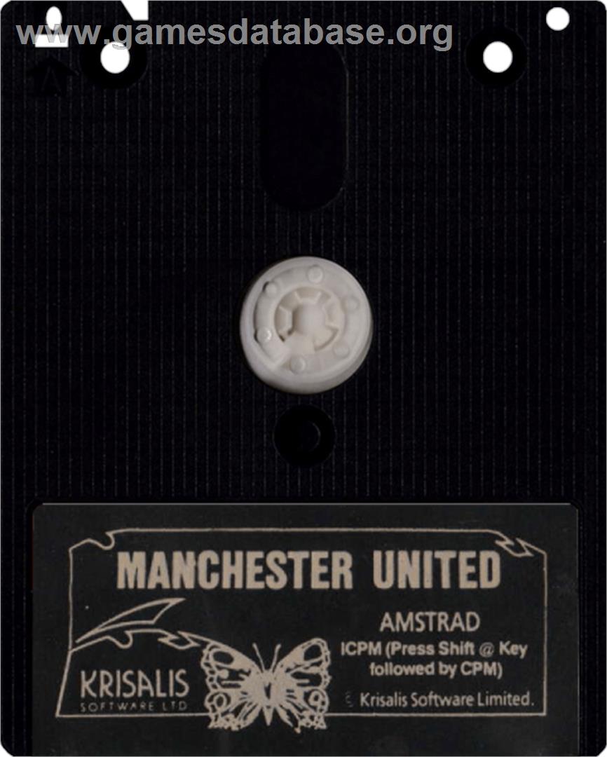 Manchester United - Amstrad CPC - Artwork - Cartridge