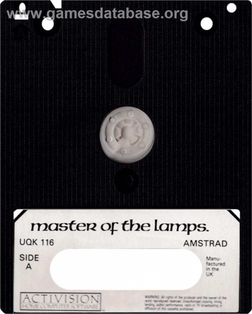 Master of the Lamps - Amstrad CPC - Artwork - Cartridge