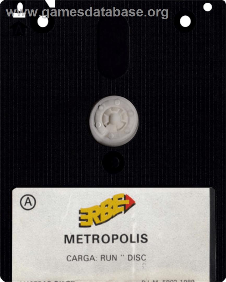 Metropolis (The Power House) - Amstrad CPC - Artwork - Cartridge