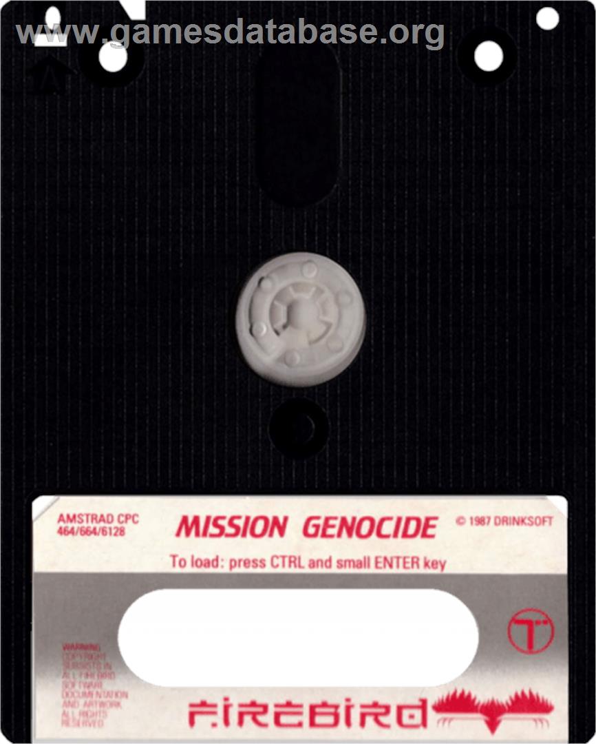Mission Genocide - Amstrad CPC - Artwork - Cartridge