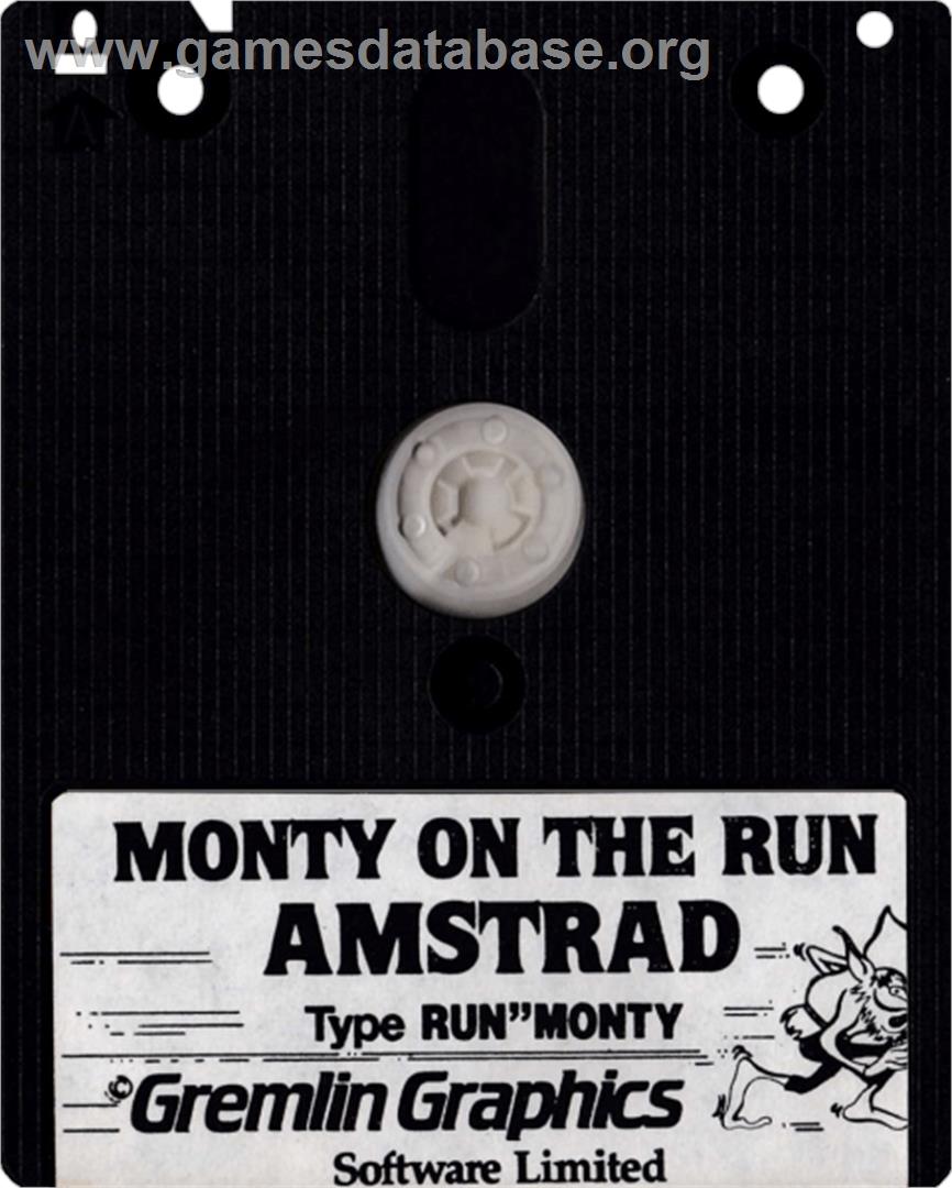 Monty on the Run - Amstrad CPC - Artwork - Cartridge