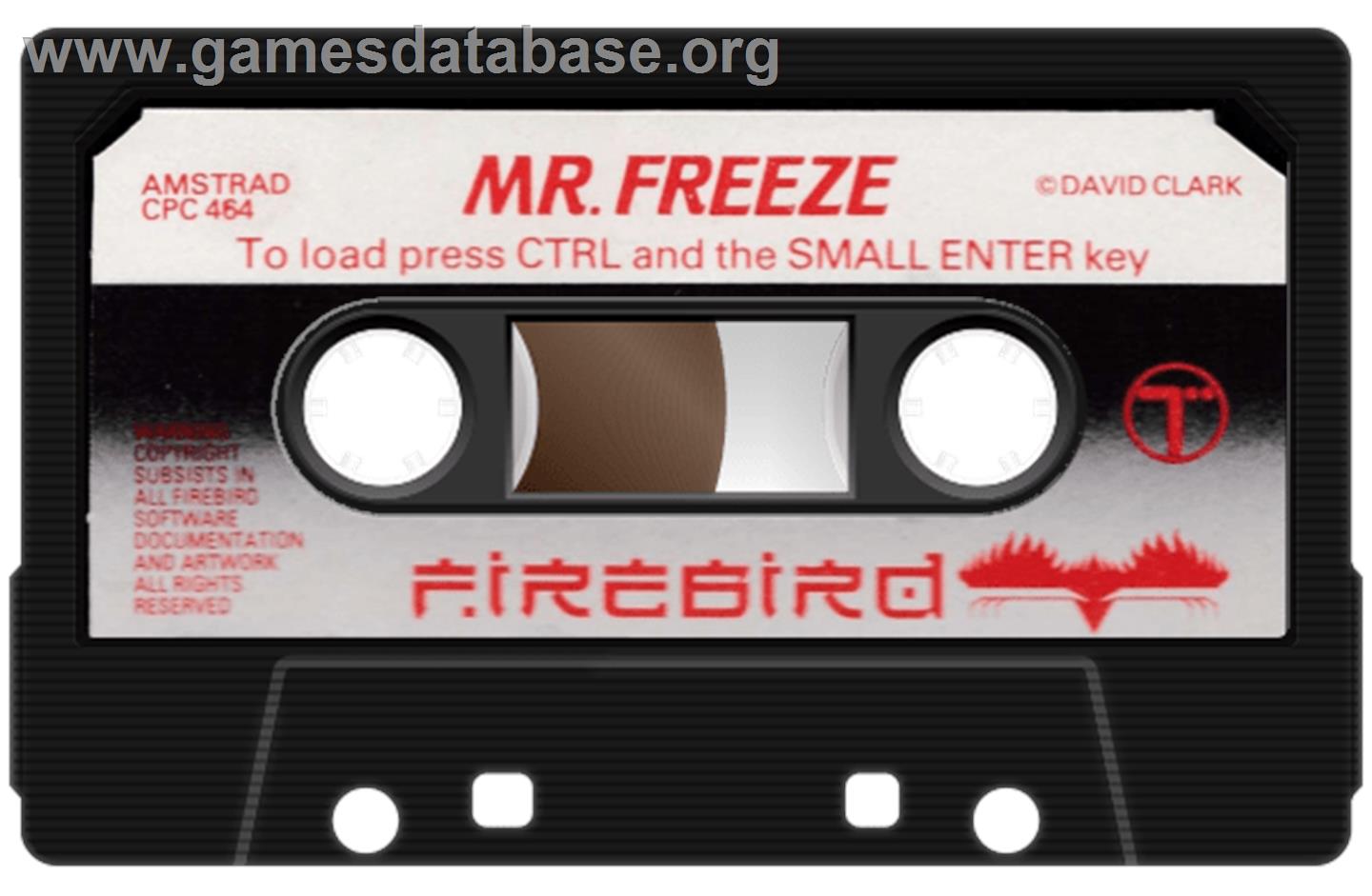 Mr. Freeze - Amstrad CPC - Artwork - Cartridge