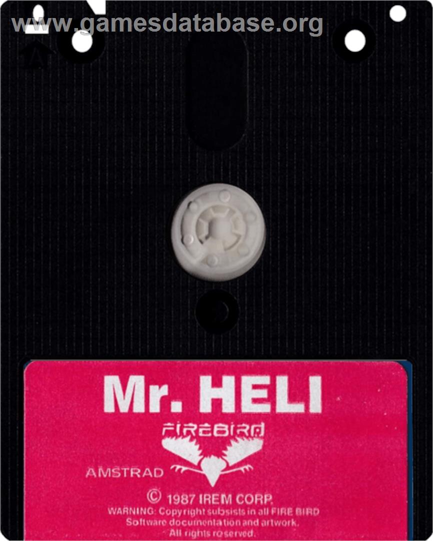 Mr. Heli - Amstrad CPC - Artwork - Cartridge
