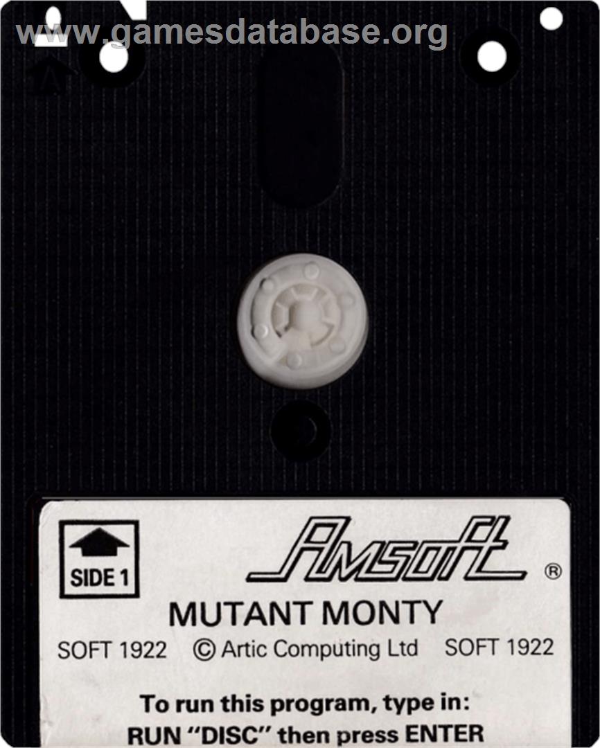 Mutant Monty - Amstrad CPC - Artwork - Cartridge
