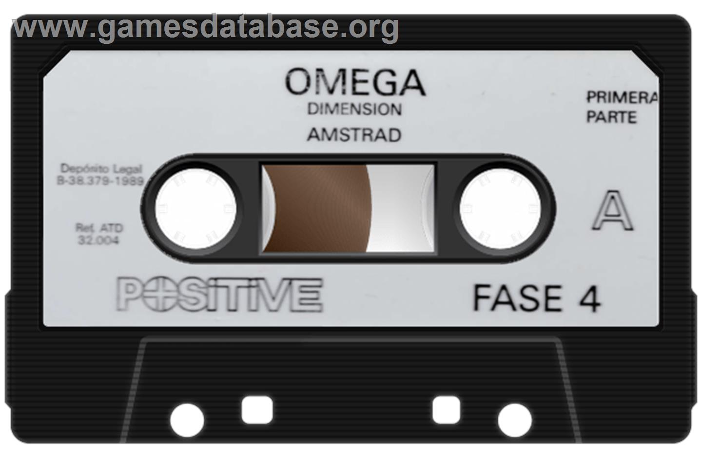 Omega Dimension - Amstrad CPC - Artwork - Cartridge
