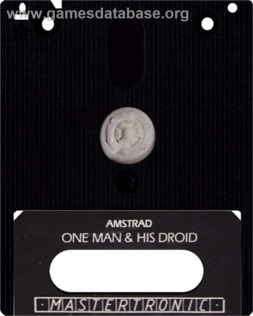One Man and his Droid - Amstrad CPC - Artwork - Cartridge