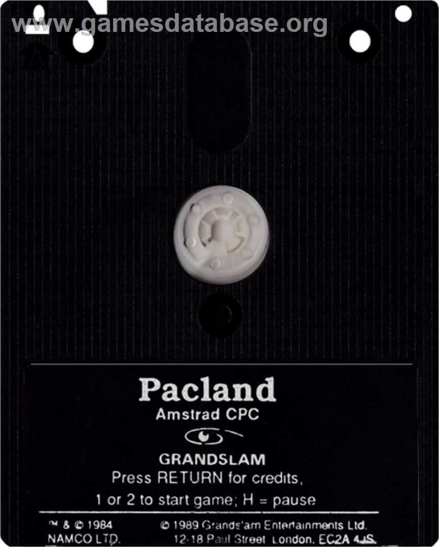 Pac-Land - Amstrad CPC - Artwork - Cartridge