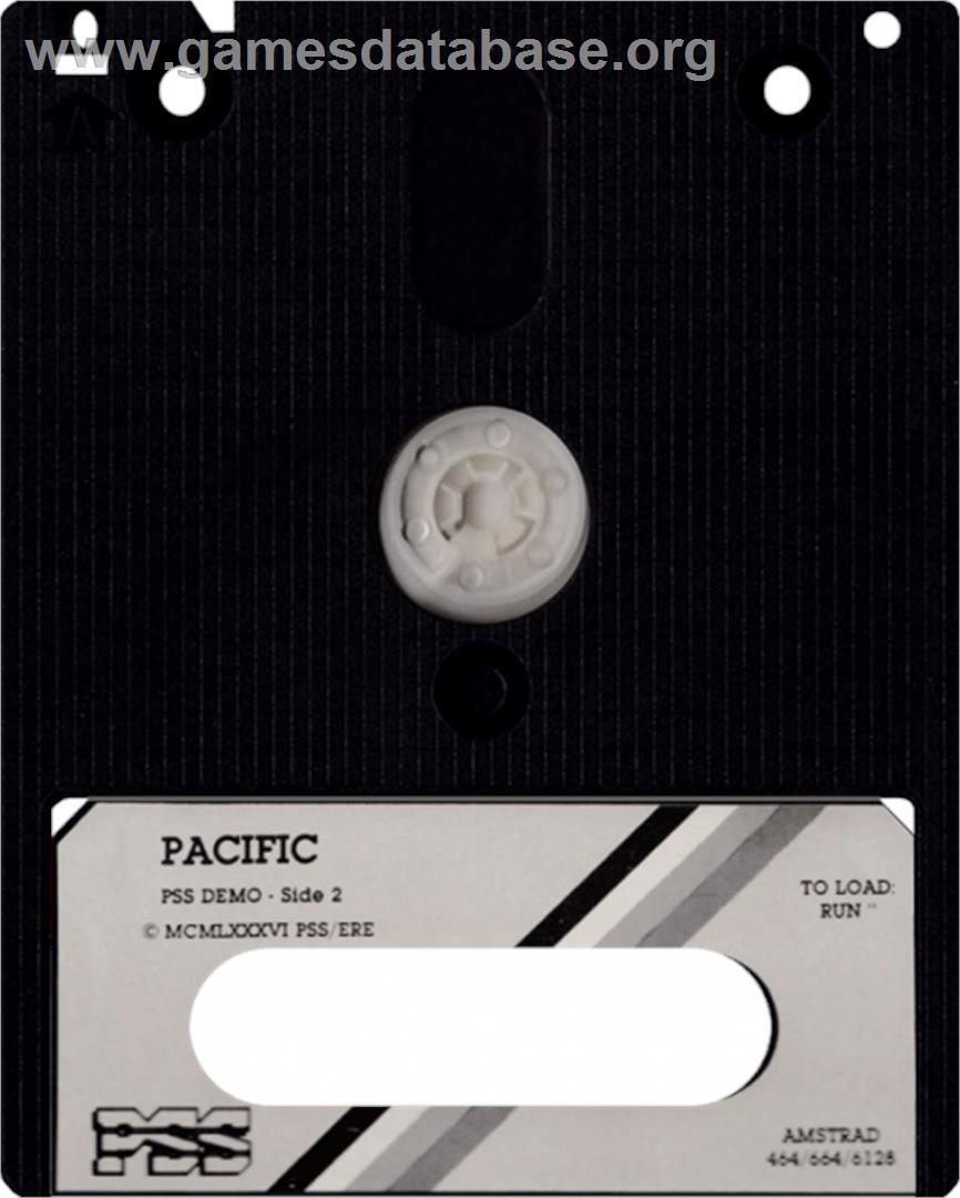 Pacific - Amstrad CPC - Artwork - Cartridge