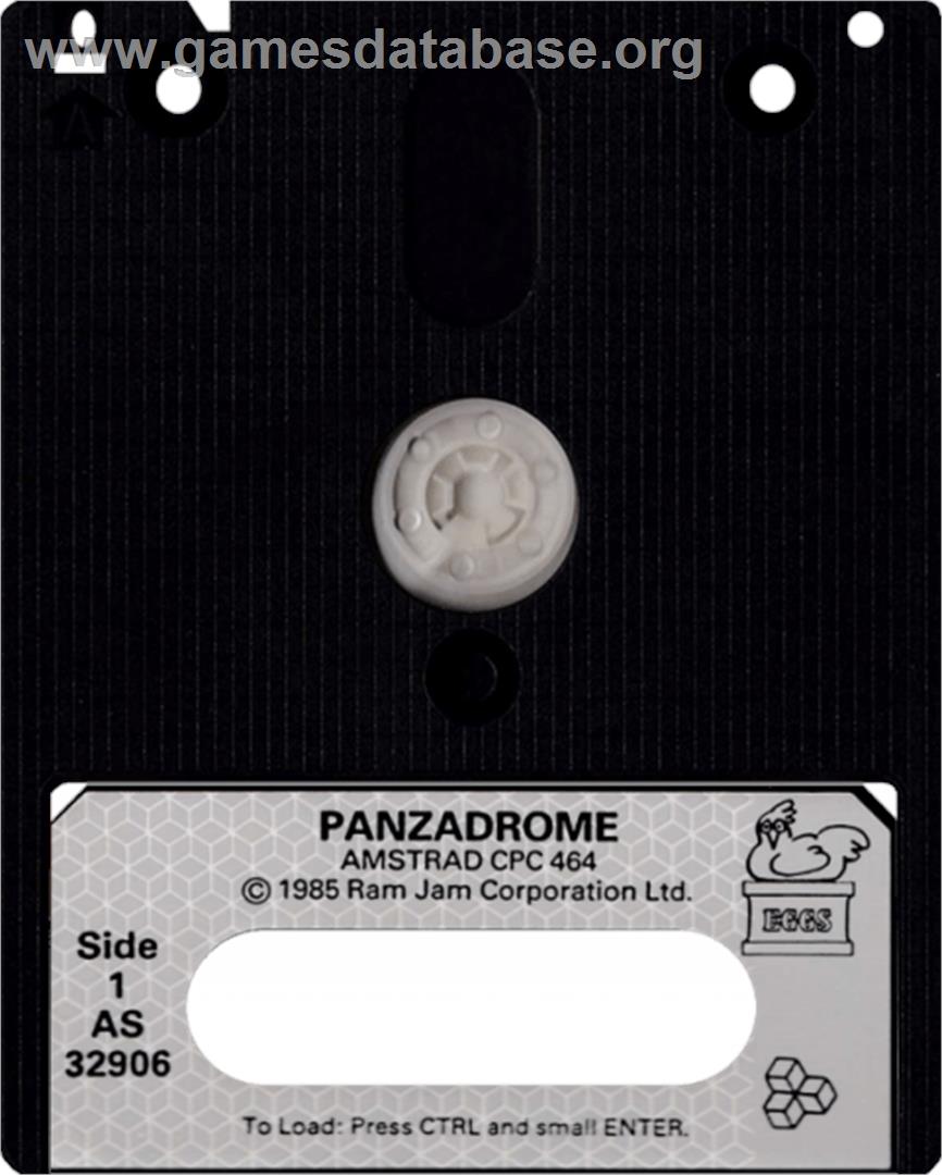 Panzadrome - Amstrad CPC - Artwork - Cartridge