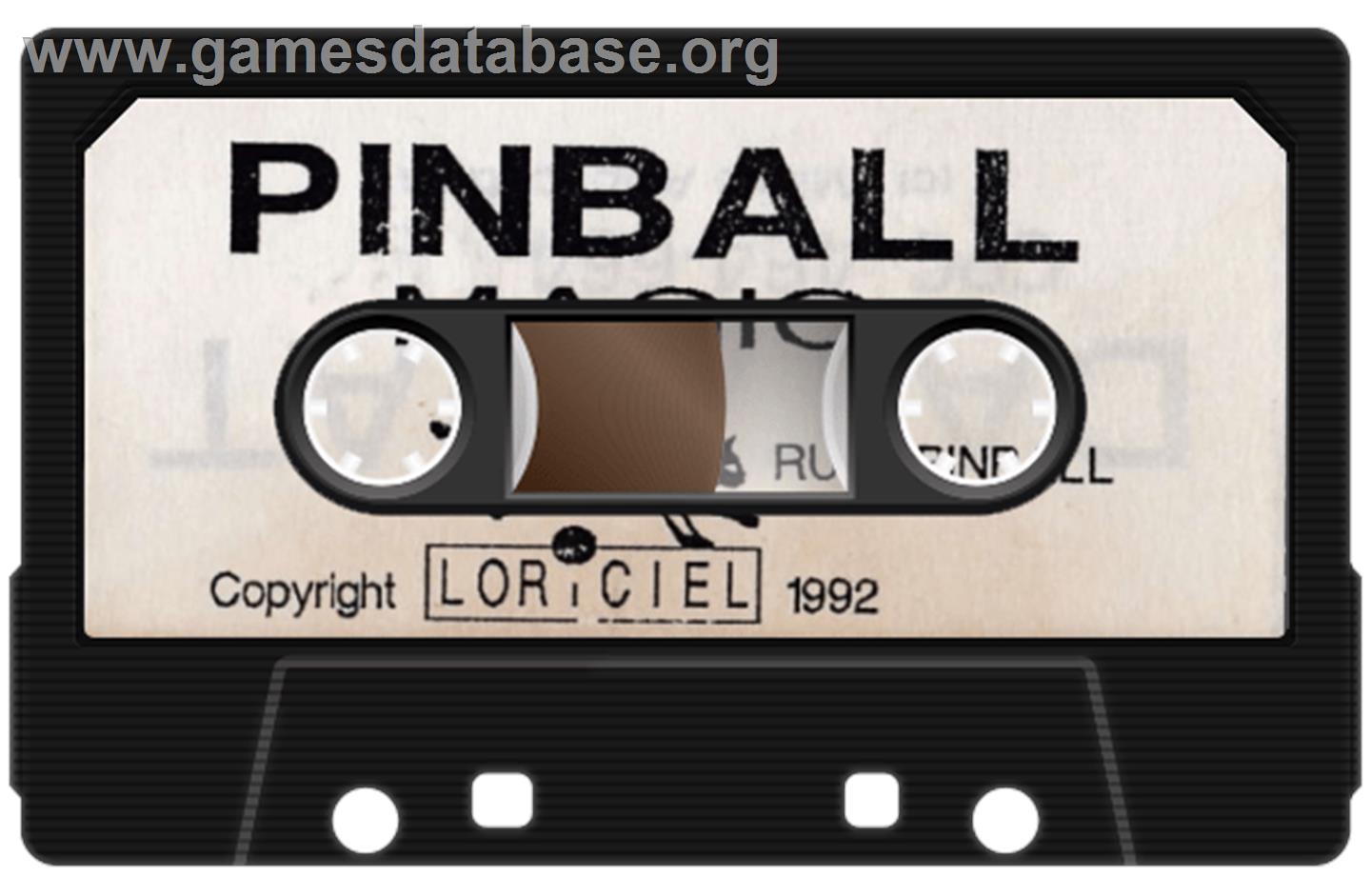 Pinball Magic - Amstrad CPC - Artwork - Cartridge