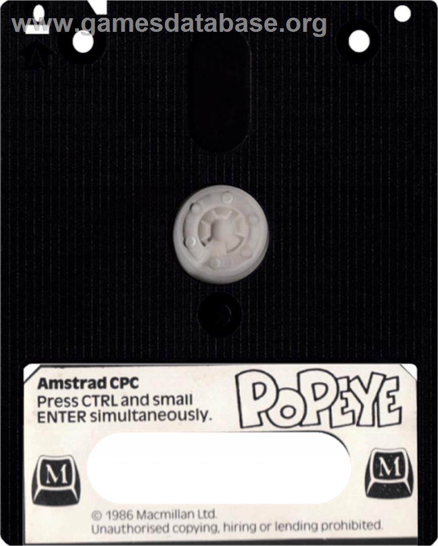 Popeye - Amstrad CPC - Artwork - Cartridge