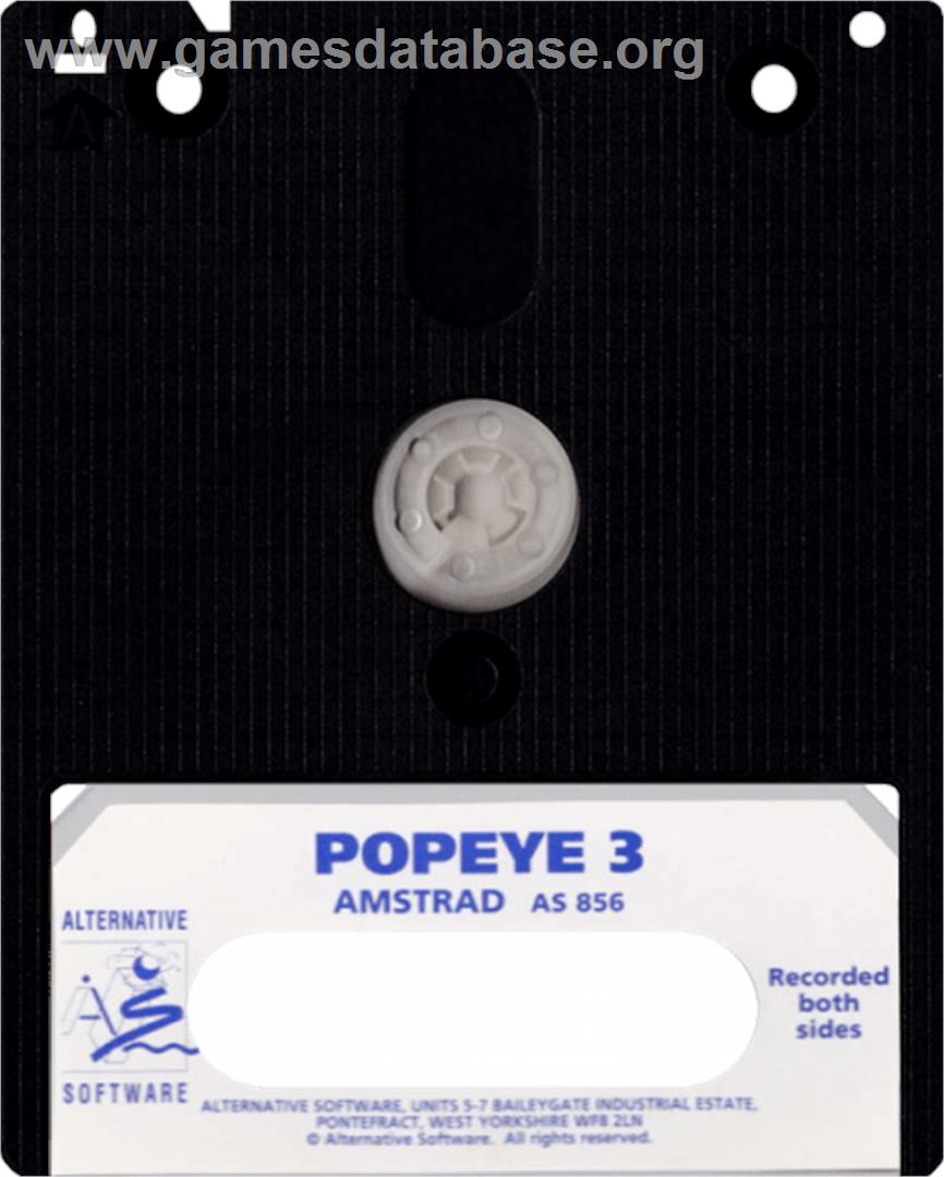 Popeye 3 - Wrestle Crazy - Amstrad CPC - Artwork - Cartridge