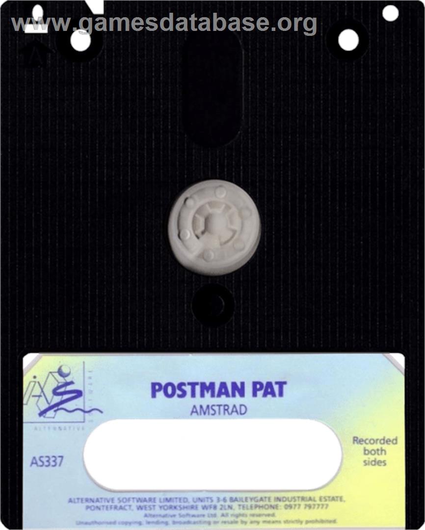 Postman Pat - Amstrad CPC - Artwork - Cartridge