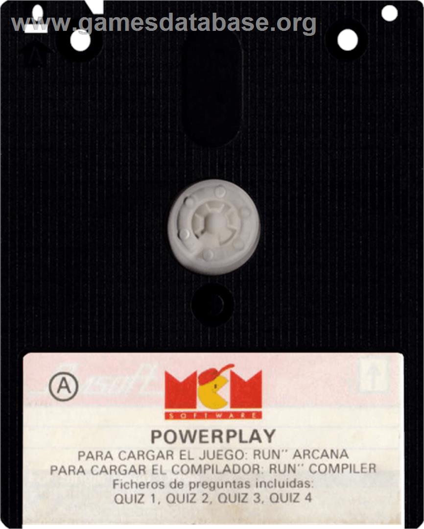 Powerplay: The Game of the Gods - Amstrad CPC - Artwork - Cartridge