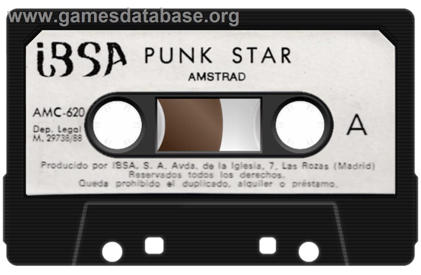 Punk Star - Amstrad CPC - Artwork - Cartridge