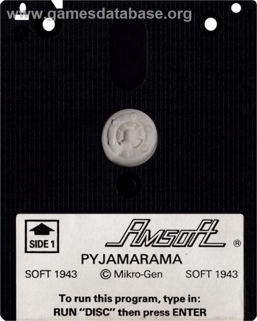Pyjamarama - Amstrad CPC - Artwork - Cartridge