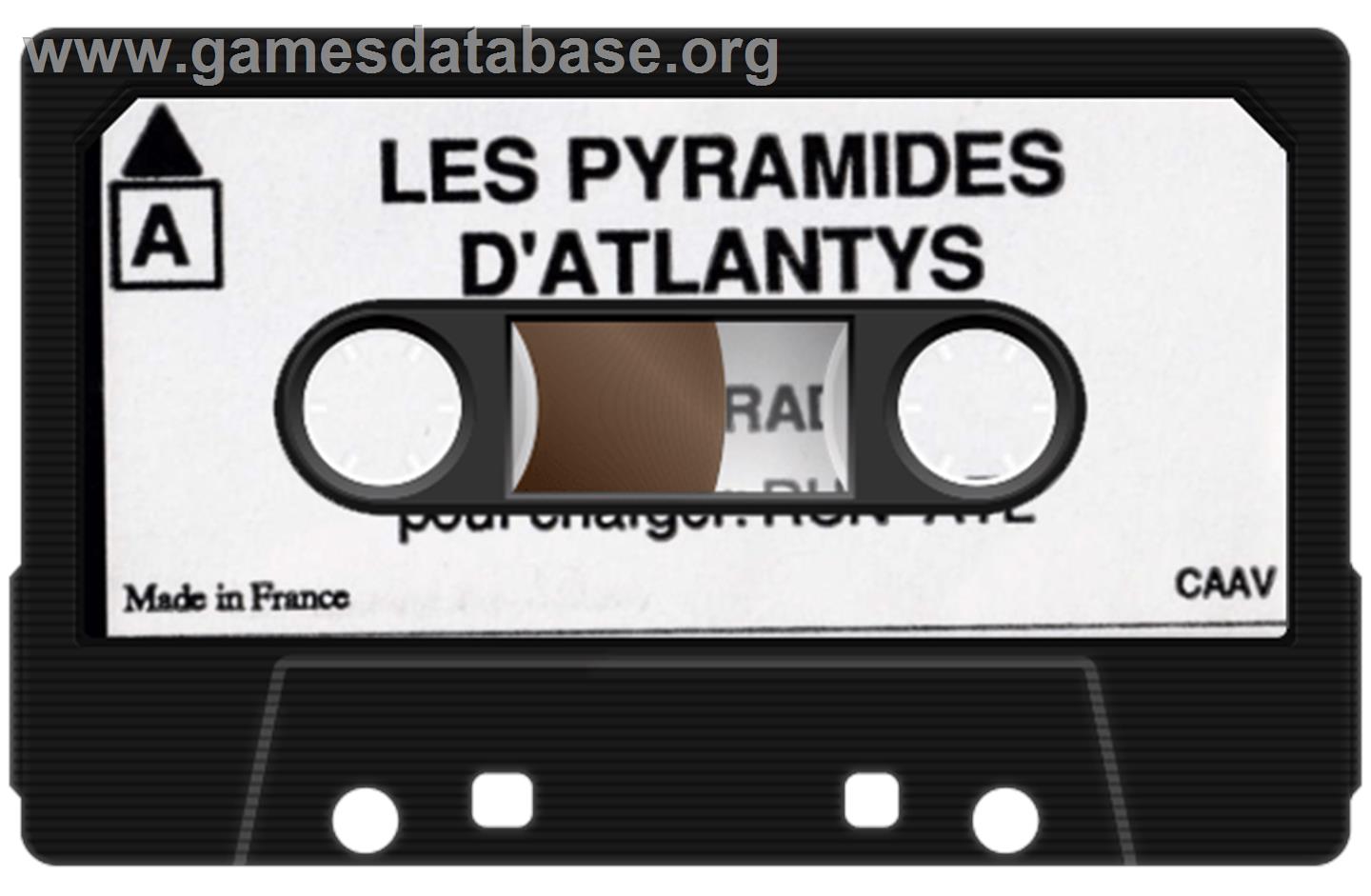 Pyramides d'Atlantys, Les - Amstrad CPC - Artwork - Cartridge