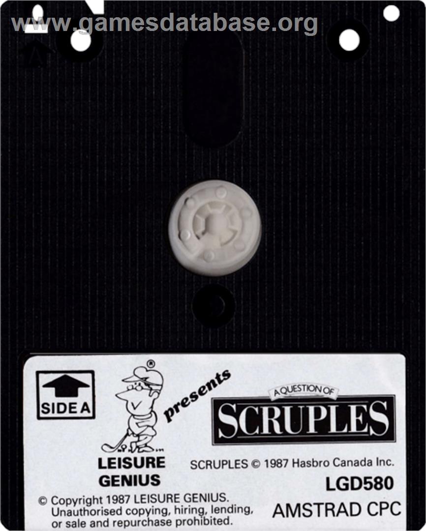 Question Of Scruples, A - Amstrad CPC - Artwork - Cartridge