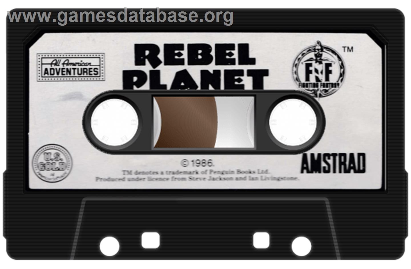 Rebel Planet - Amstrad CPC - Artwork - Cartridge