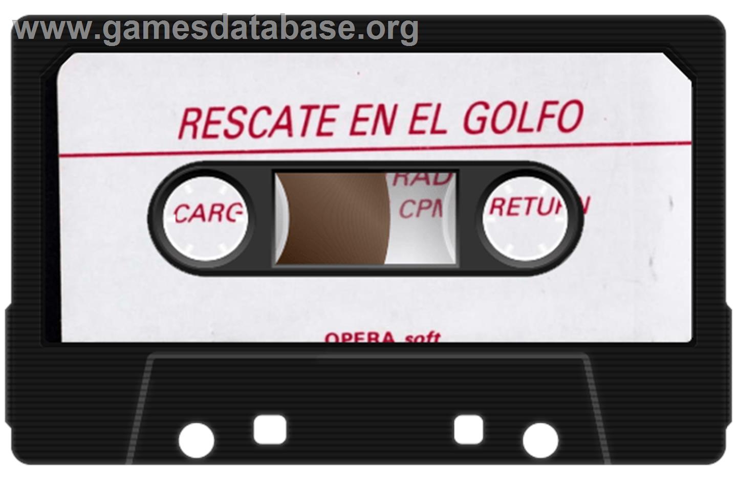 Rescate En El Golfo - Amstrad CPC - Artwork - Cartridge