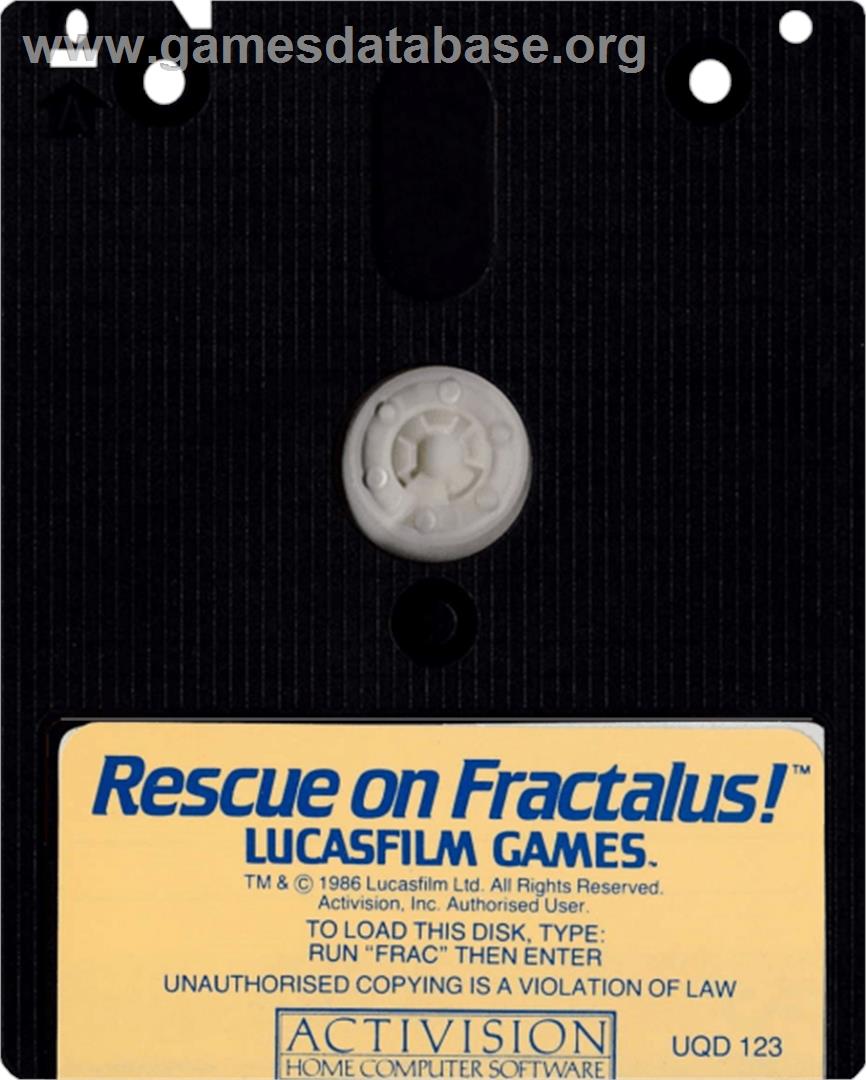 Rescue on Fractalus! - Amstrad CPC - Artwork - Cartridge