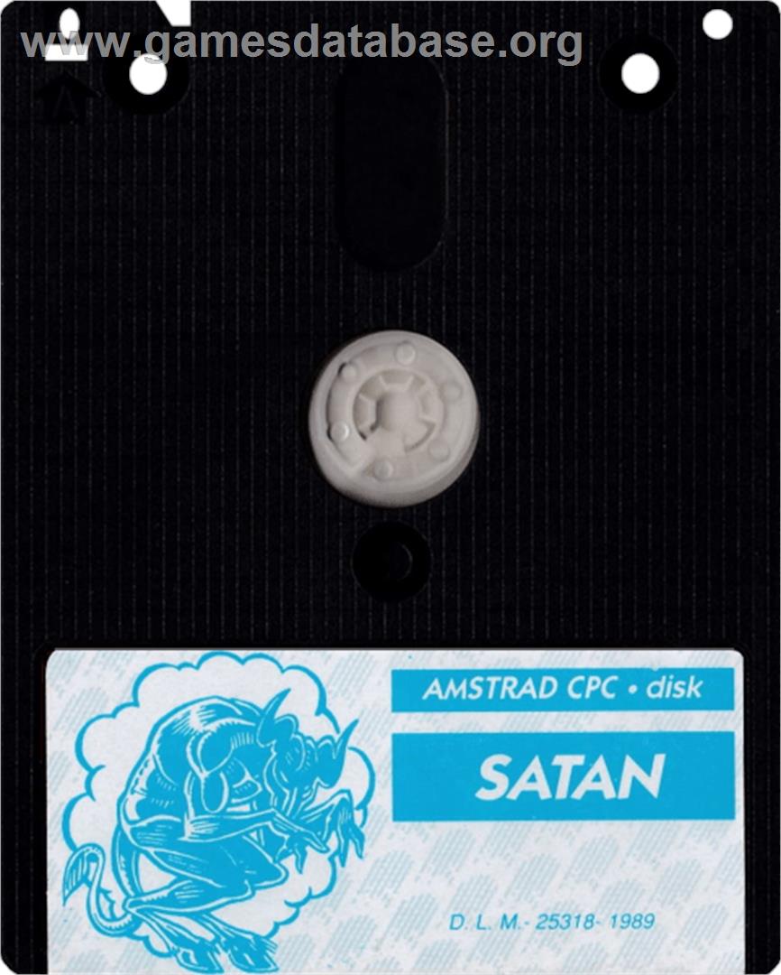 Satan - Amstrad CPC - Artwork - Cartridge