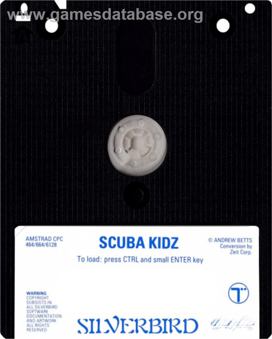 Scuba Kidz - Amstrad CPC - Artwork - Cartridge