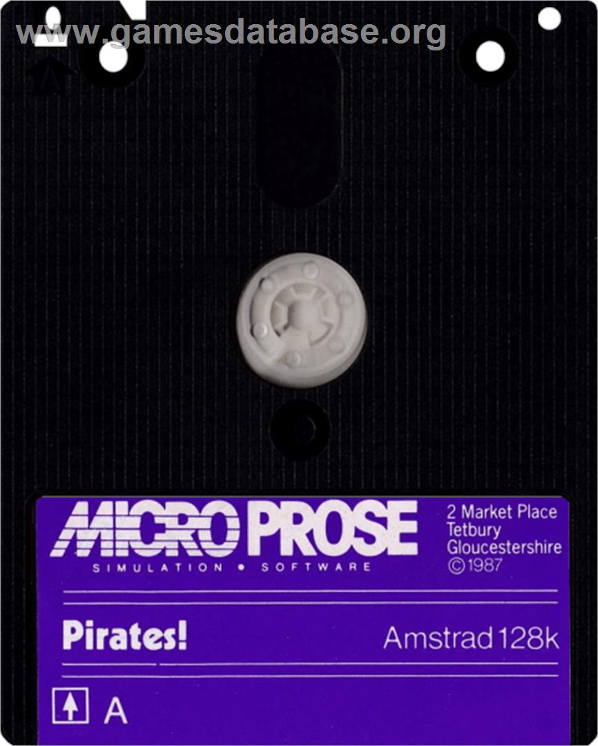 Sid Meier's Pirates - Amstrad CPC - Artwork - Cartridge