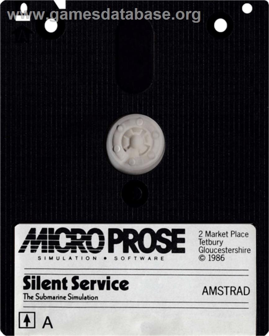 Silent Service: The Submarine Simulation - Amstrad CPC - Artwork - Cartridge
