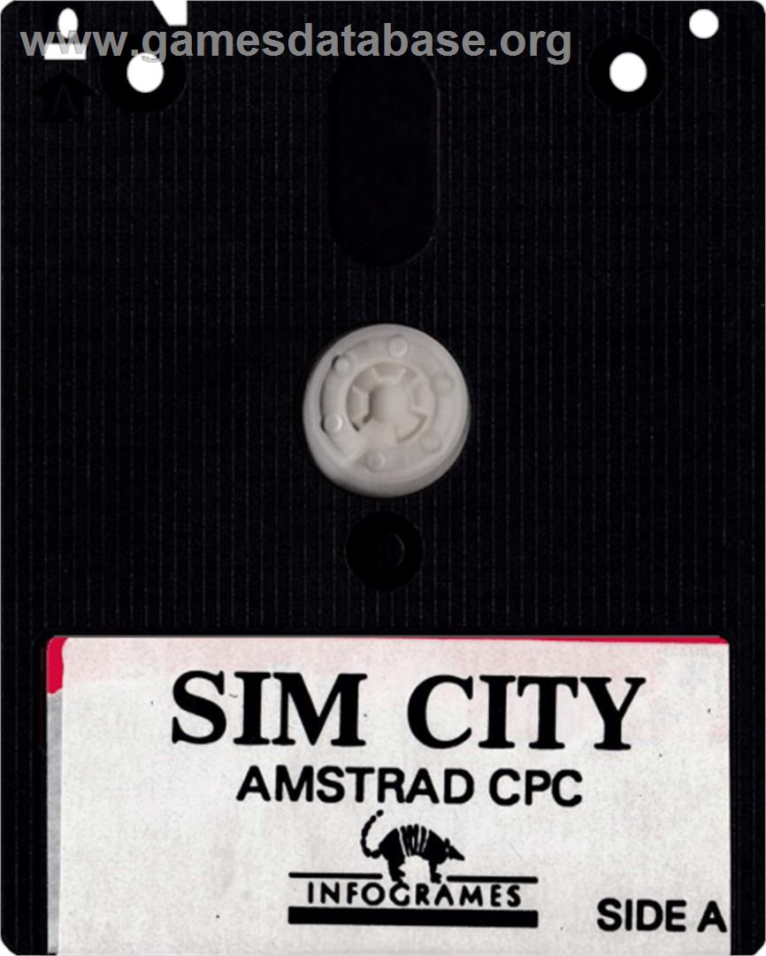 Sim City - Amstrad CPC - Artwork - Cartridge