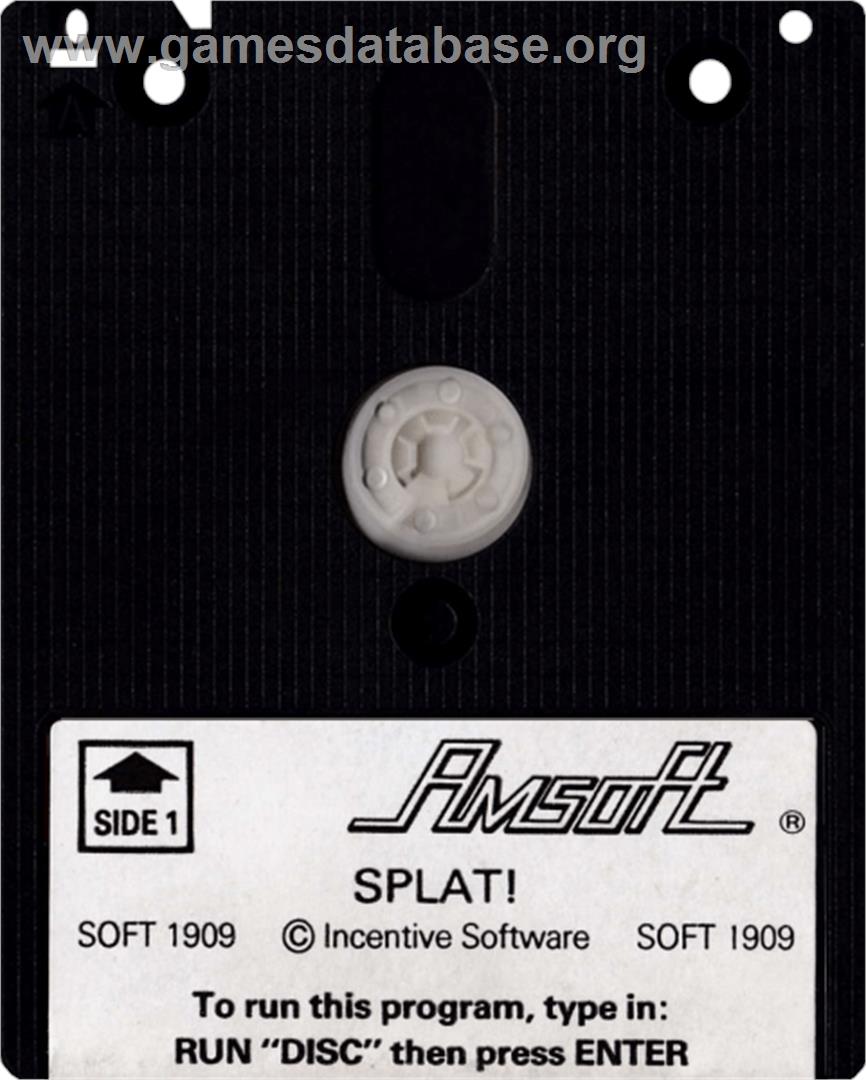 Splat! - Amstrad CPC - Artwork - Cartridge