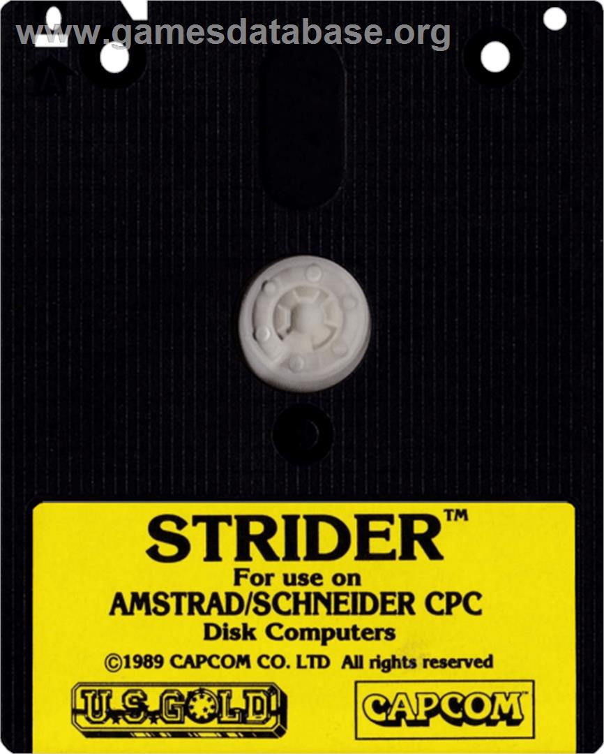 Strider - Amstrad CPC - Artwork - Cartridge