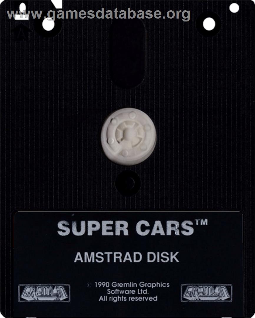 Super Cars - Amstrad CPC - Artwork - Cartridge