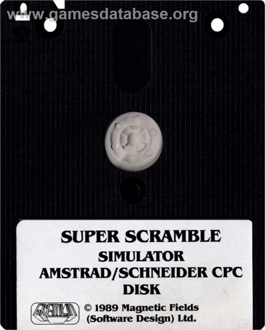 Super Scramble Simulator - Amstrad CPC - Artwork - Cartridge