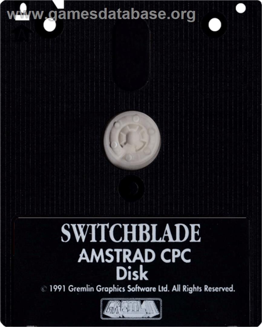 Switchblade - Amstrad CPC - Artwork - Cartridge