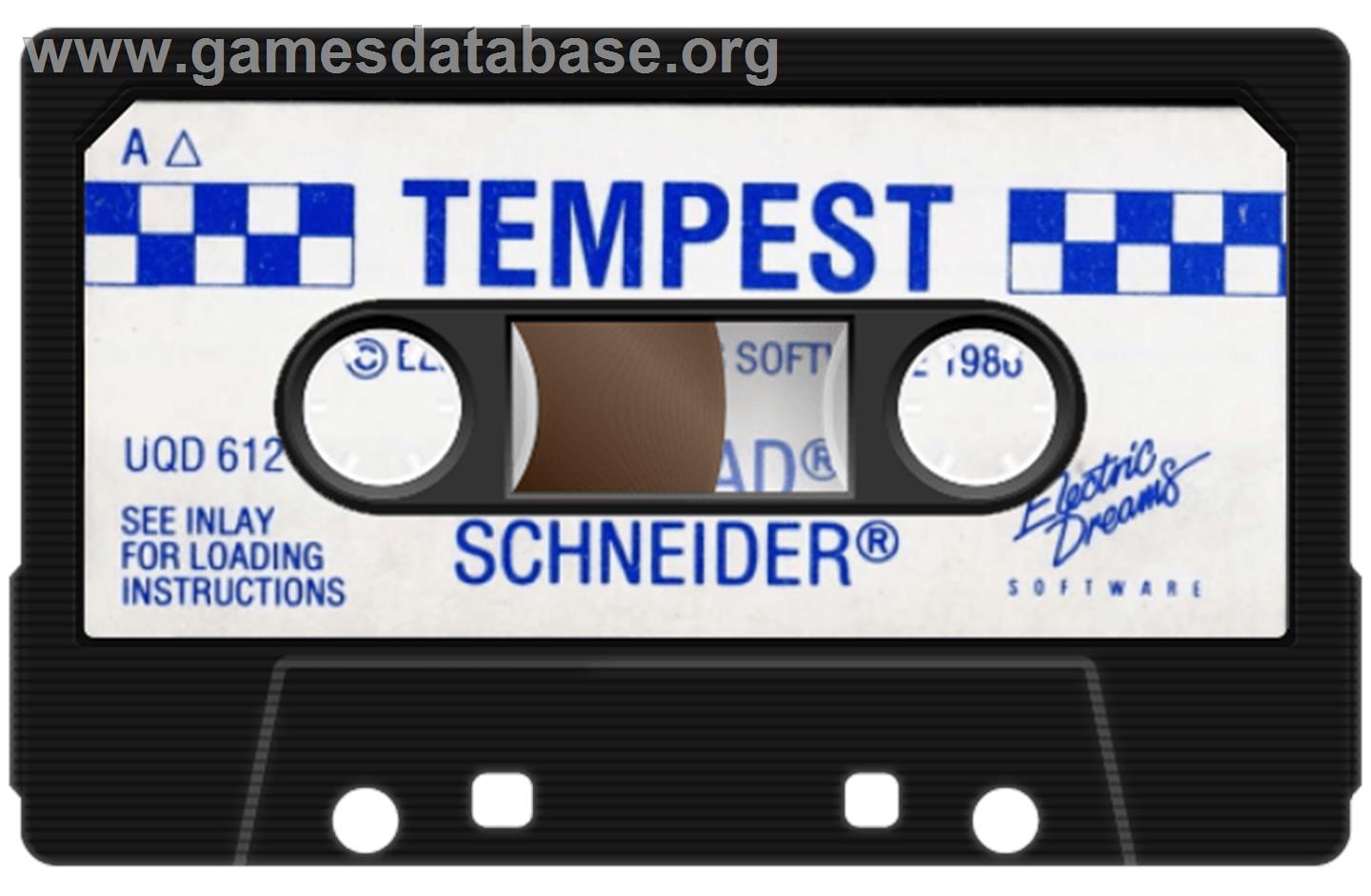Tempest - Amstrad CPC - Artwork - Cartridge