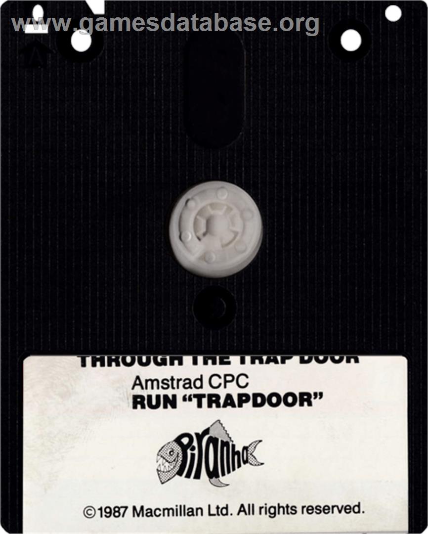 Through The Trap Door - Amstrad CPC - Artwork - Cartridge