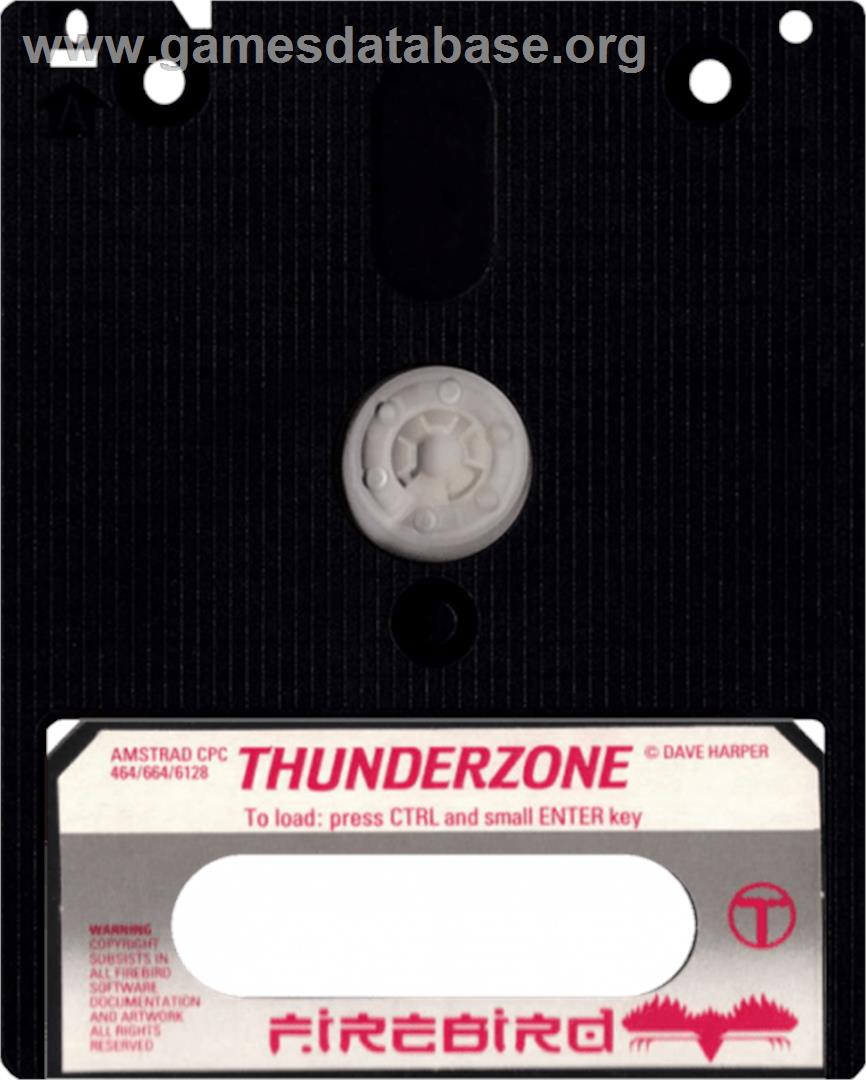 Thunder Zone - Amstrad CPC - Artwork - Cartridge