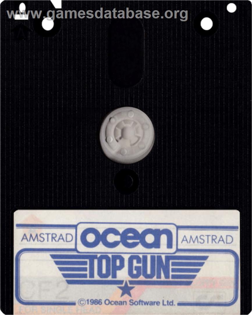 Top Gun - Amstrad CPC - Artwork - Cartridge