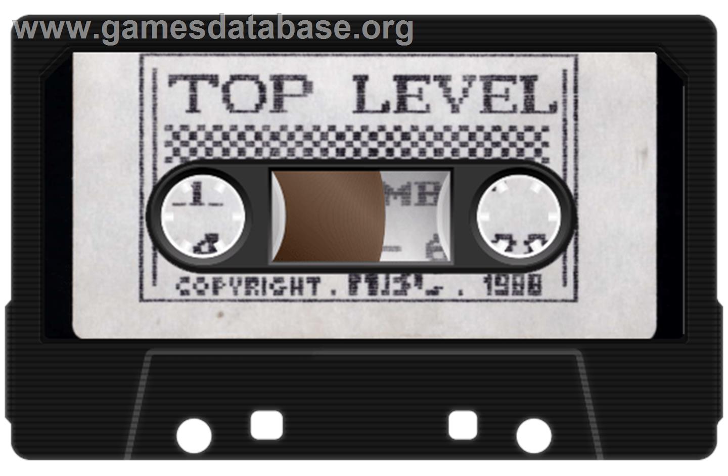 Top Level - Amstrad CPC - Artwork - Cartridge