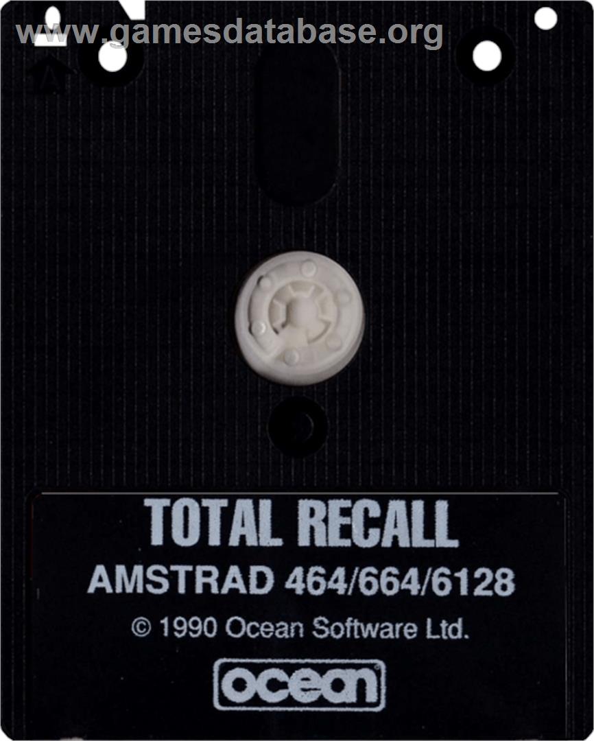 Total Recall - Amstrad CPC - Artwork - Cartridge