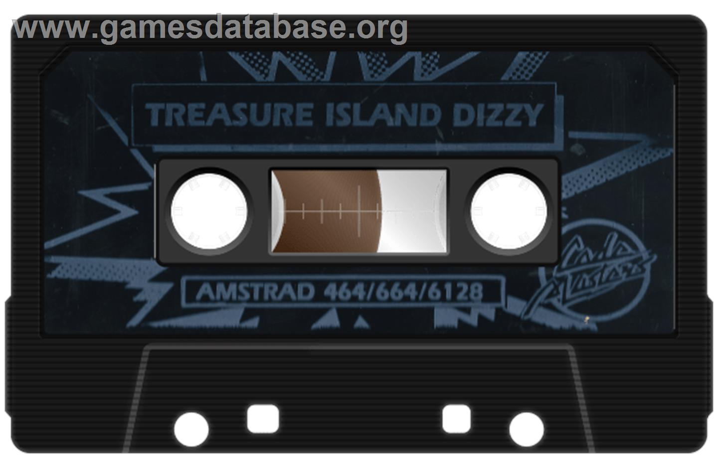 Treasure Island Dizzy - Amstrad CPC - Artwork - Cartridge