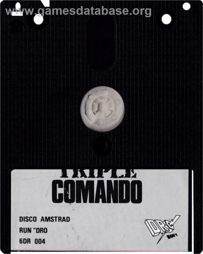 Triple Comando - Amstrad CPC - Artwork - Cartridge