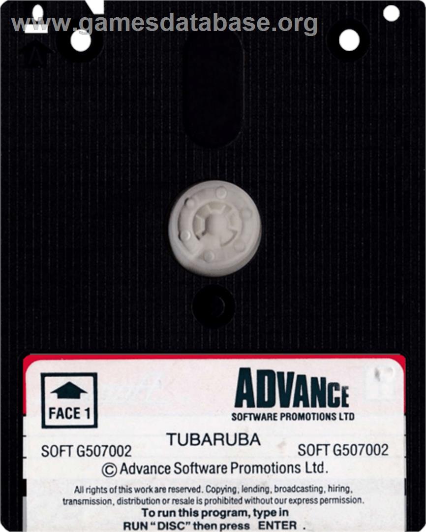 Tubaruba - Amstrad CPC - Artwork - Cartridge