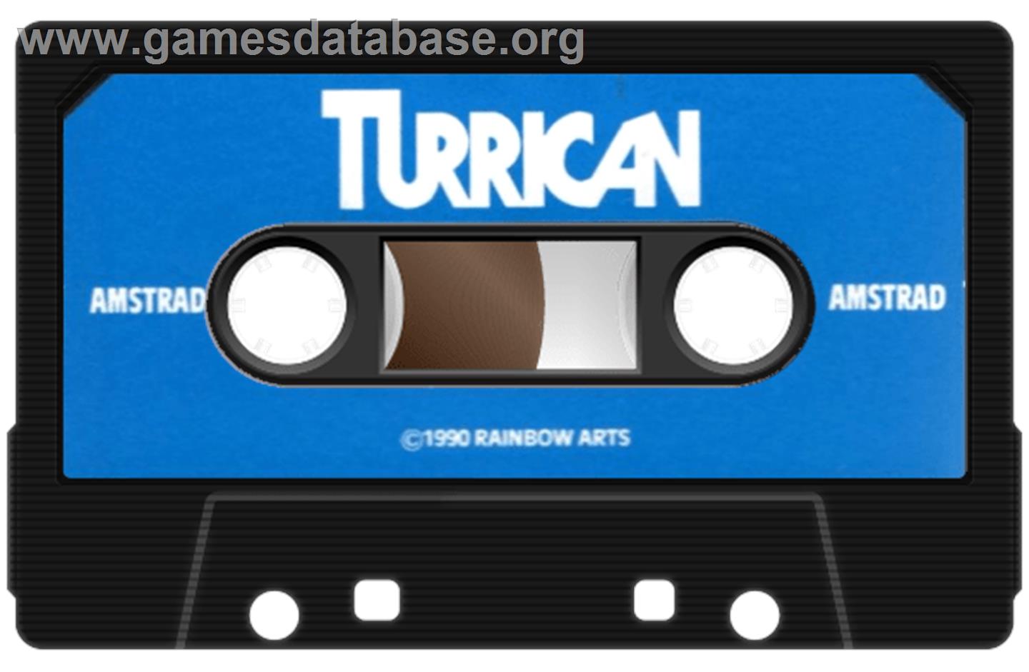 Turrican - Amstrad CPC - Artwork - Cartridge