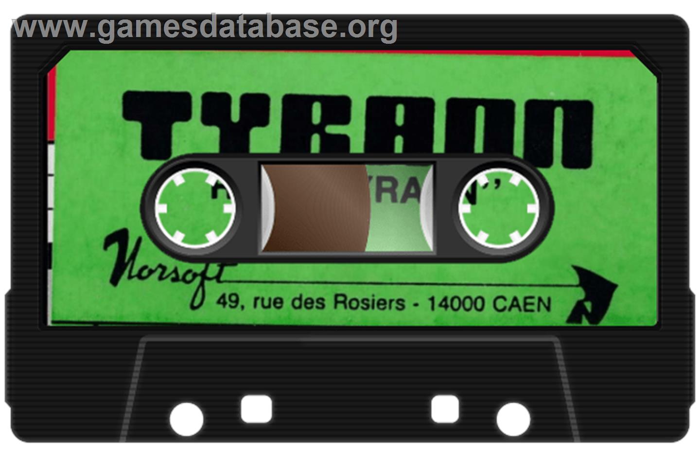 Tyrann - Amstrad CPC - Artwork - Cartridge