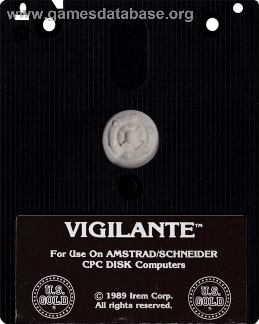 Vigilante - Amstrad CPC - Artwork - Cartridge