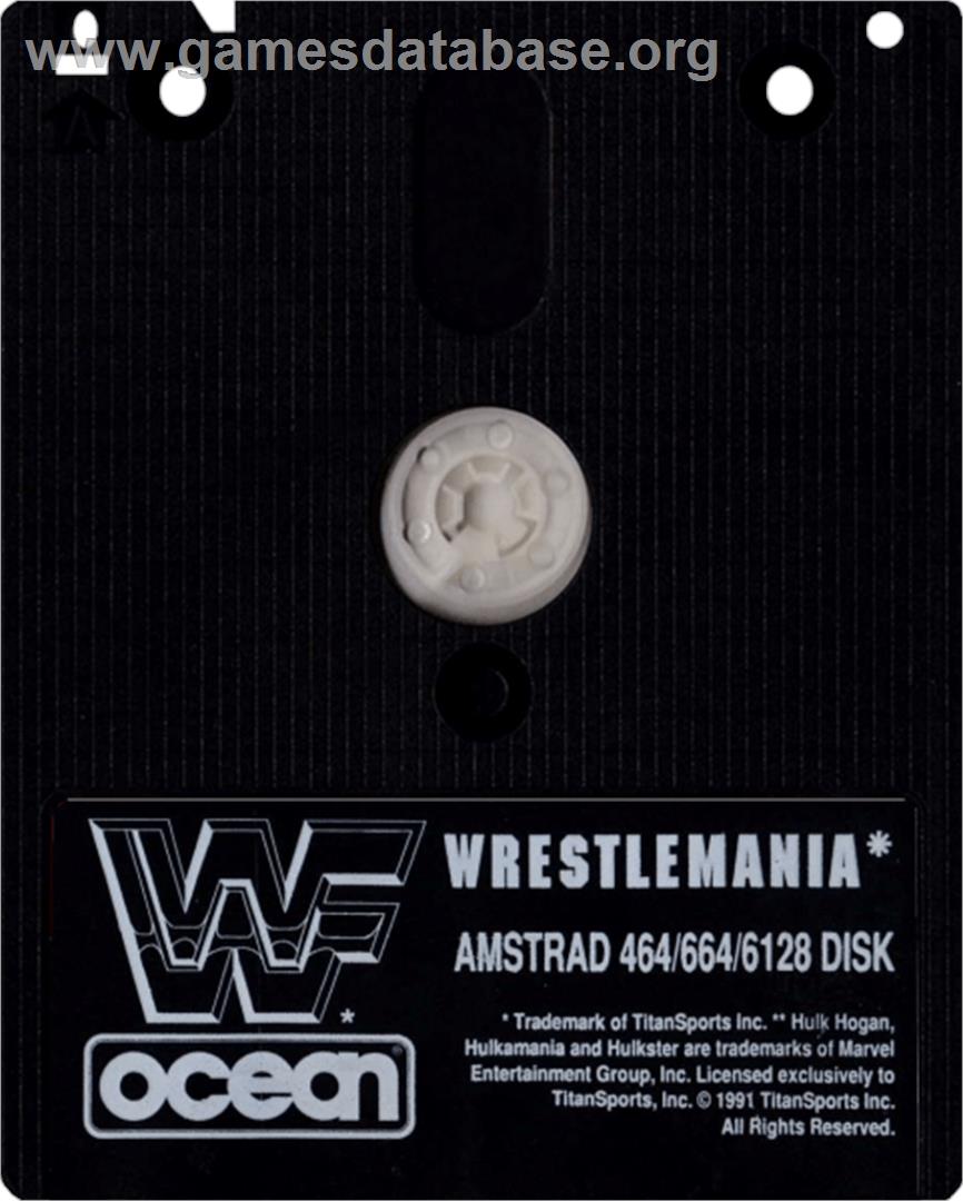 WWF Wrestlemania - Amstrad CPC - Artwork - Cartridge