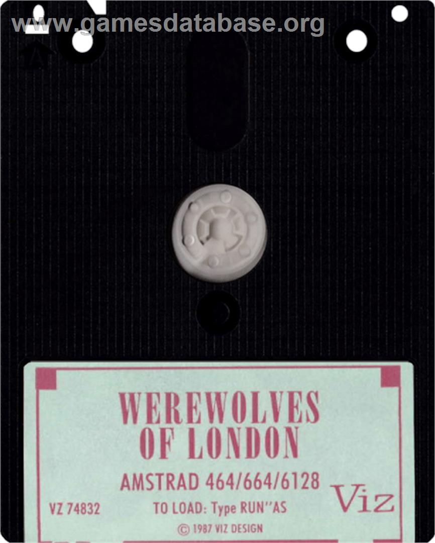 Werewolves of London - Amstrad CPC - Artwork - Cartridge